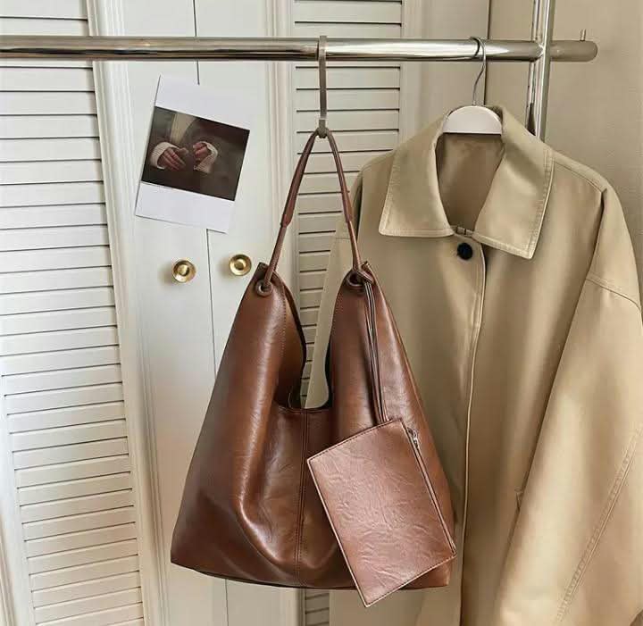 Brown Leather Bag - Image 2