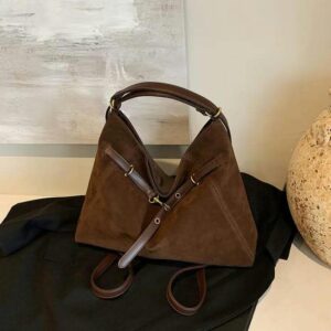Suede Convertible Bag