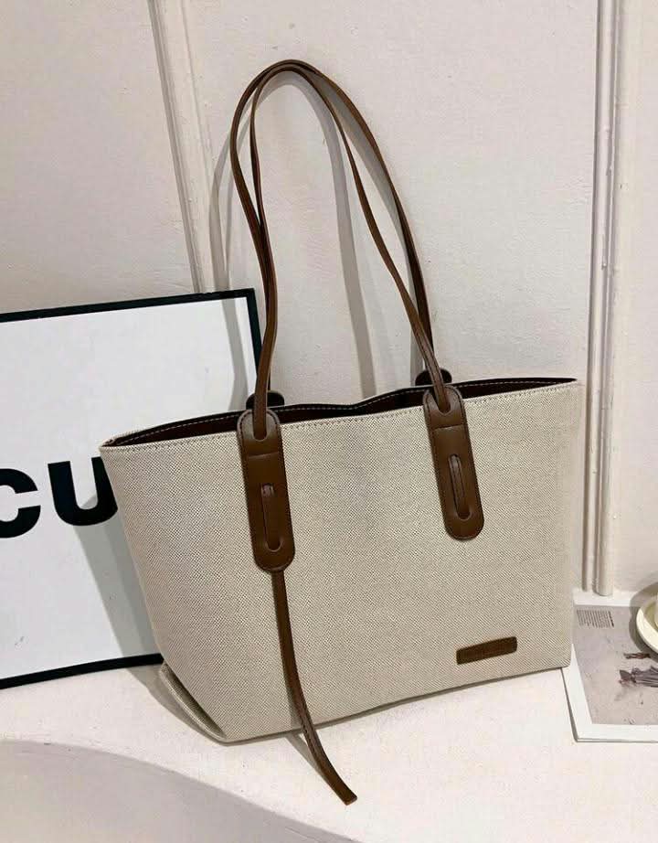 Beige and brown bag - Image 3