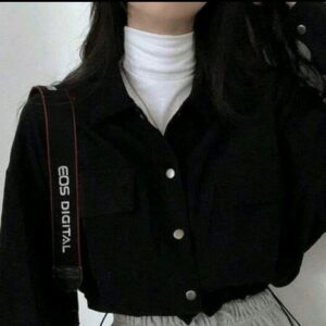 Black Cropped Jacket