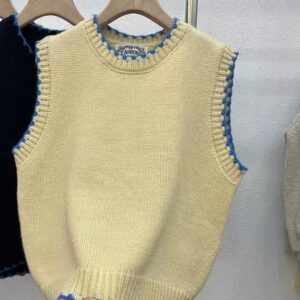 Butter Yellow Knit Vest